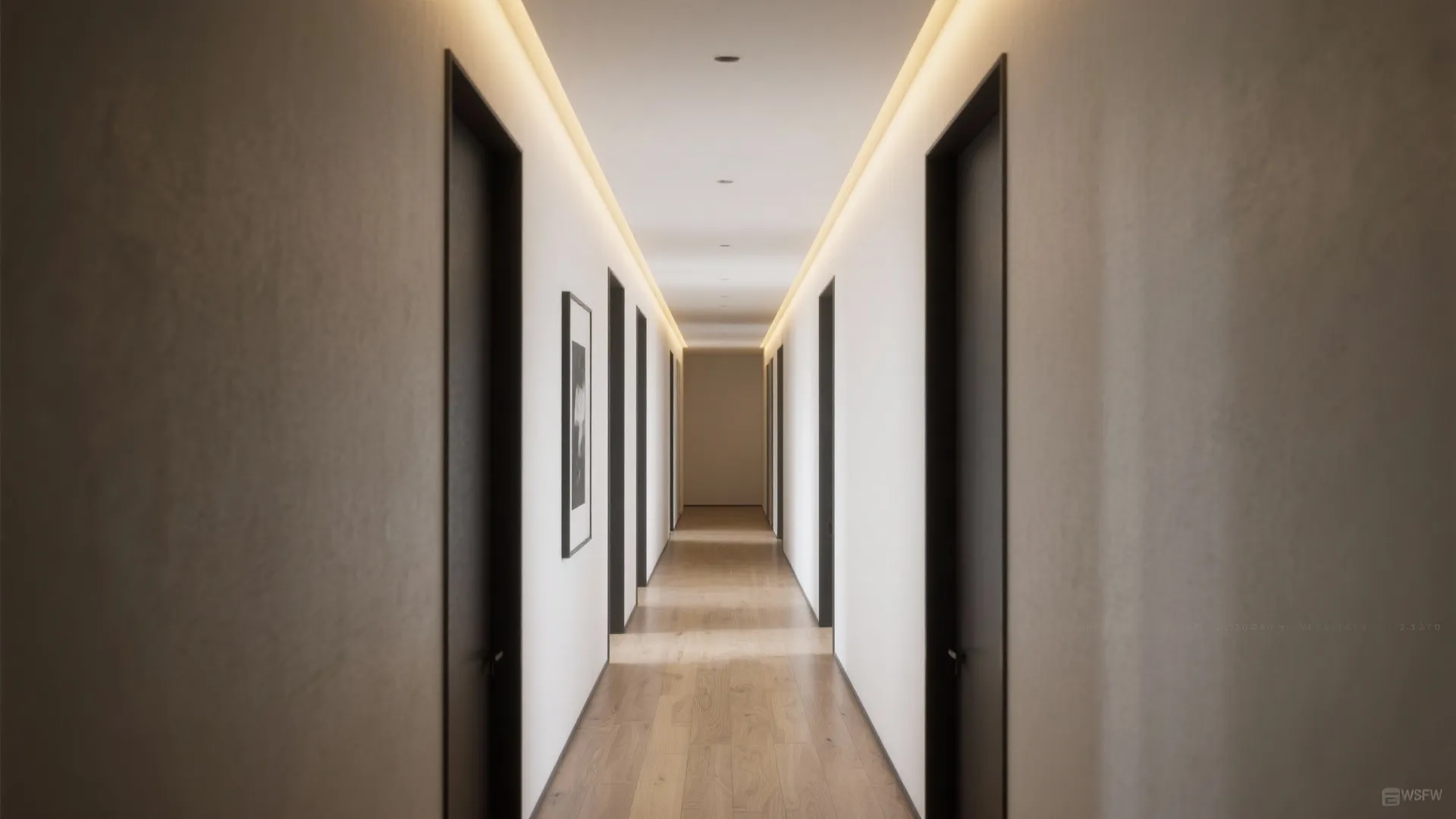 Minimalist Cove Border with LED Wash