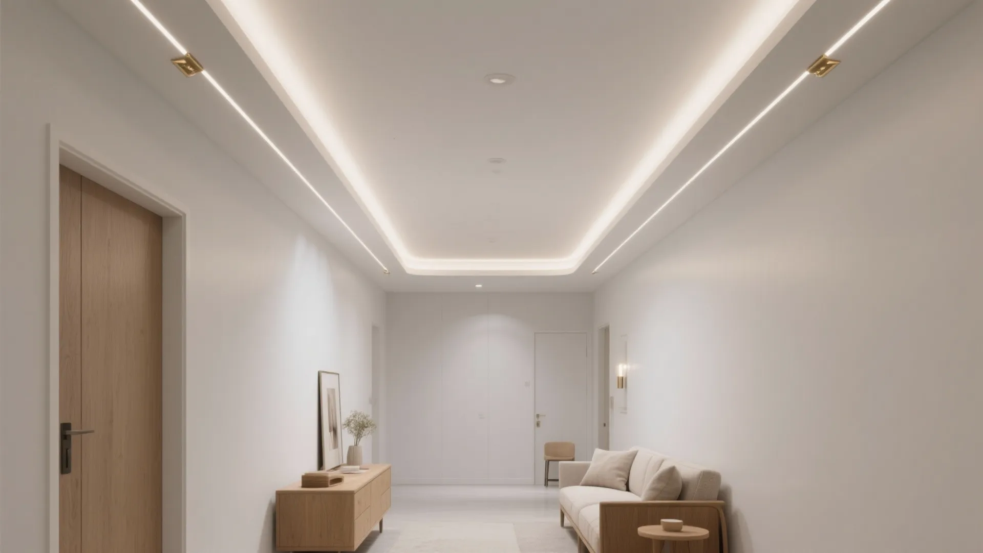 1) Slim Perimeter Cove POP With LED Glow