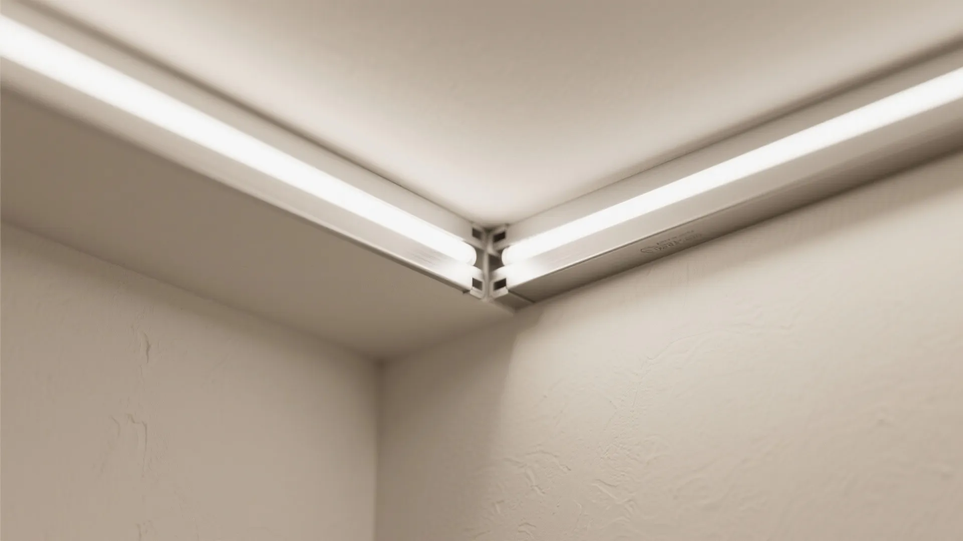 Soft tray ceiling with hidden LED cove