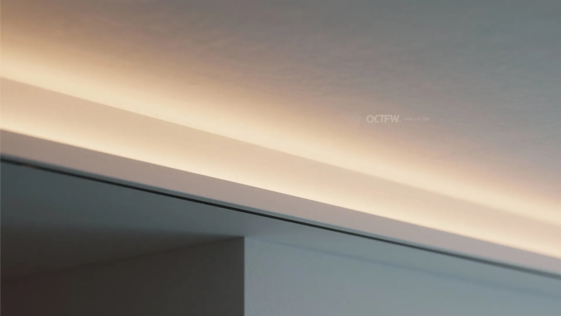 4. Cove and hidden LED to sculpt the ceiling