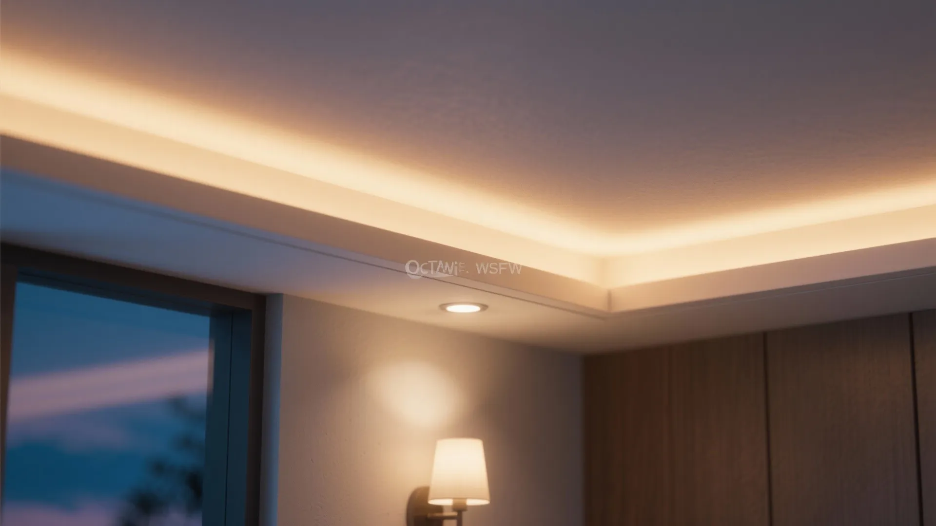 Layered Lighting and a Subtle False Ceiling