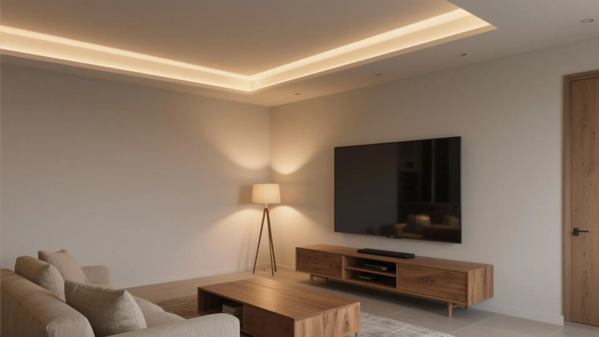 Gentle Layered Cove Lighting