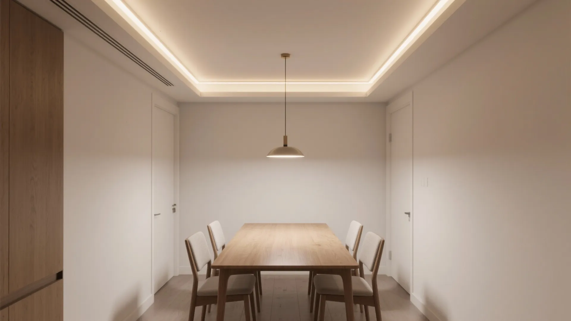 Minimal Layered Cove Lighting