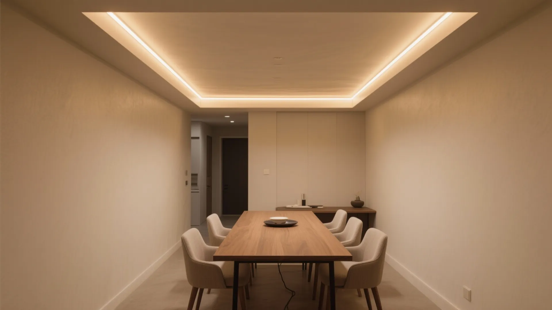 2. Slim Cove Lighting to Stretch Height