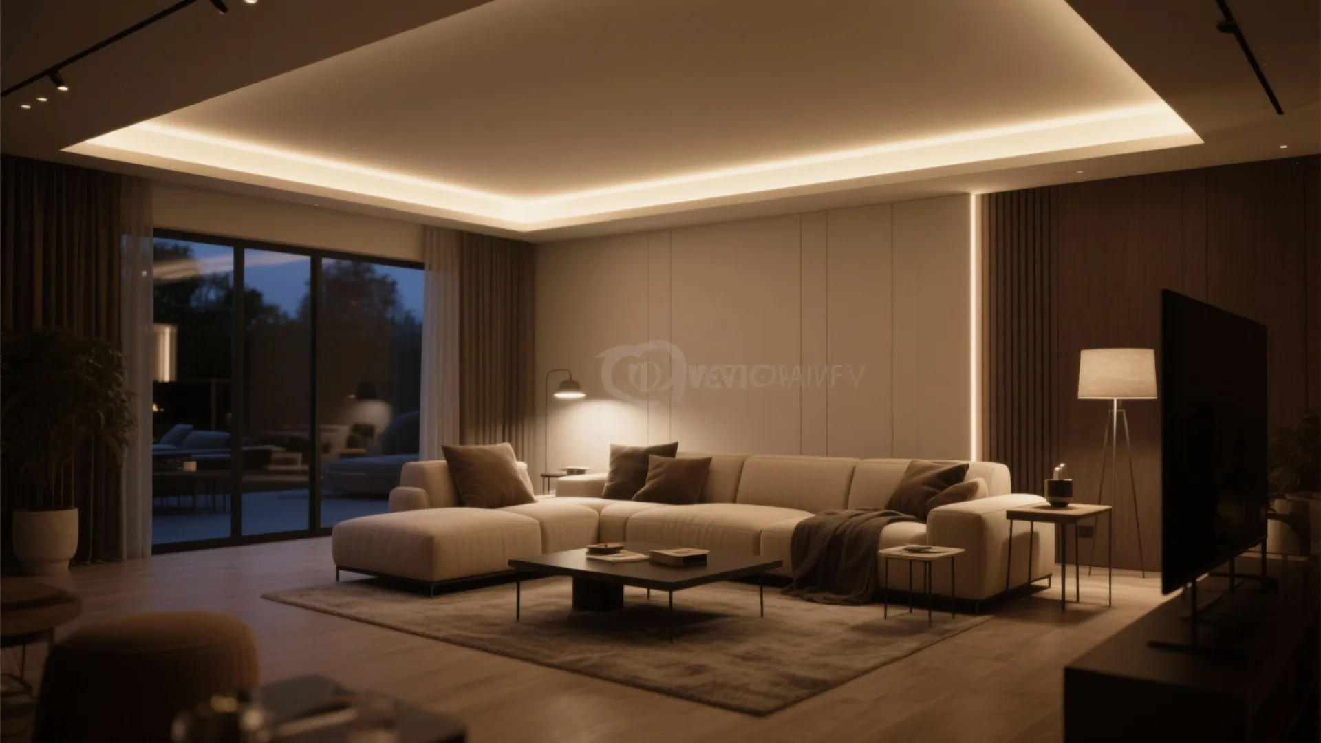 5. Cove Lighting for Ambient Glow