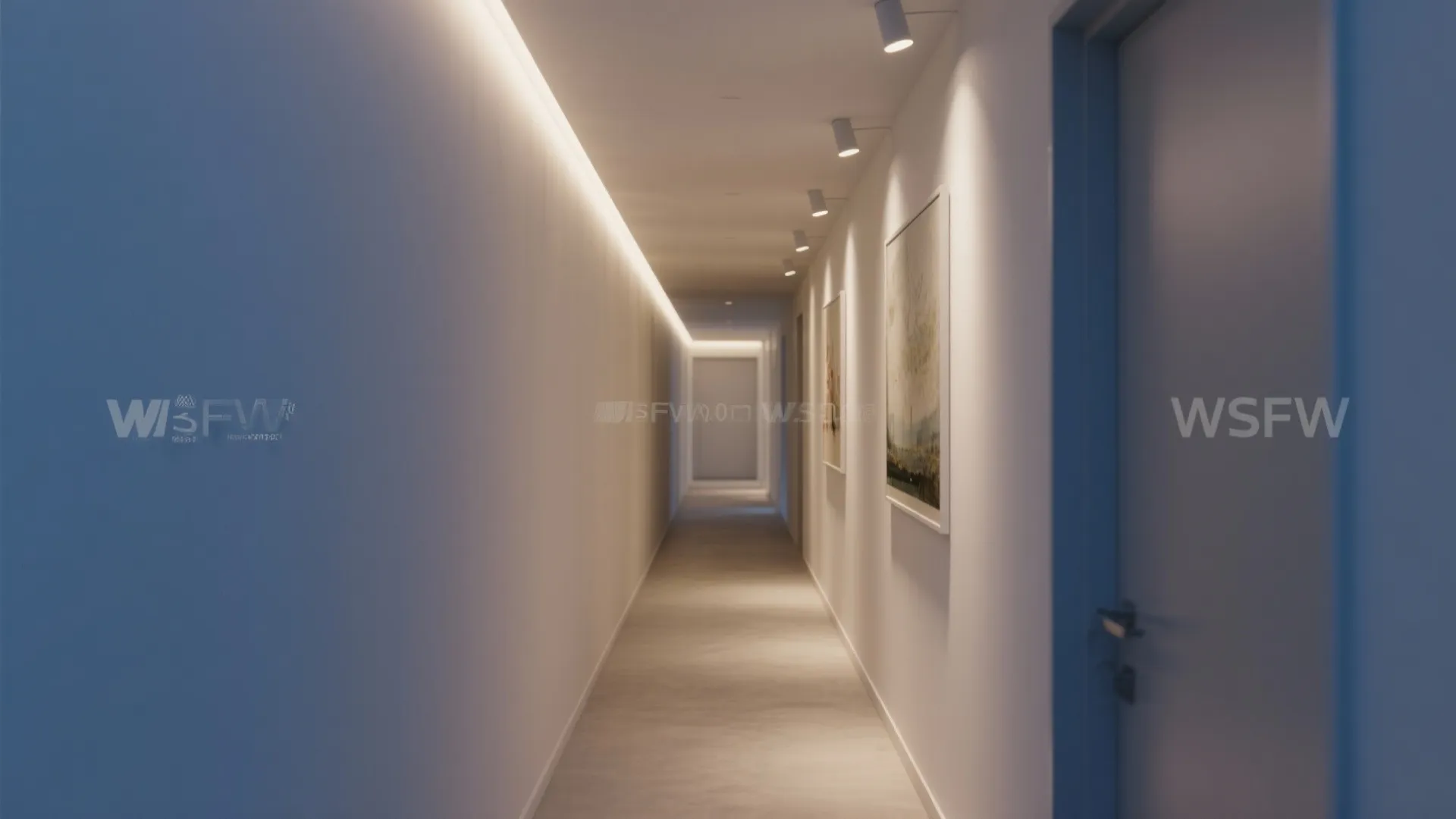 Soft Cove Lighting and Layered Ceiling Glows