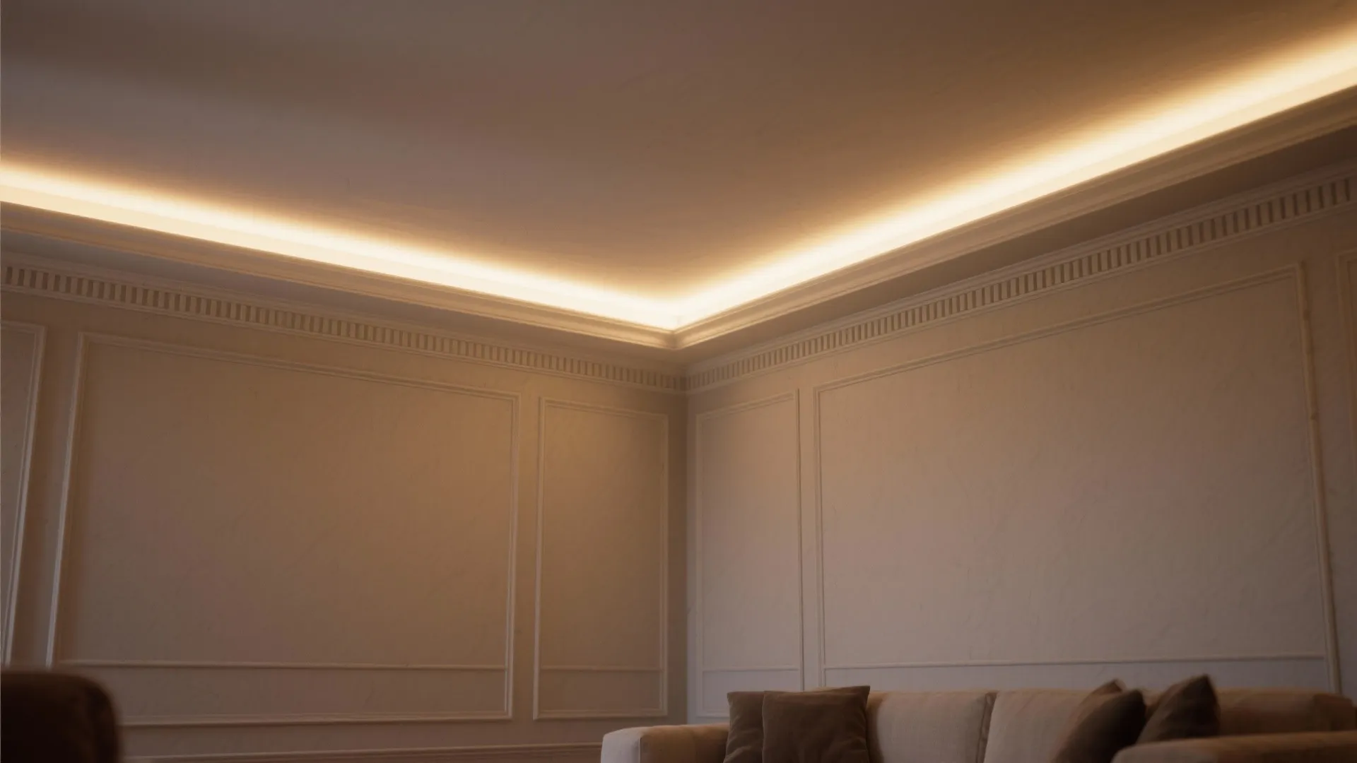 4. Cove and Indirect Lighting to Soften Ceilings