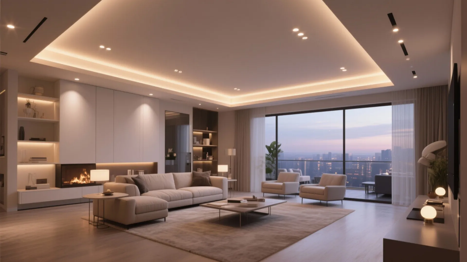 6. Cove Lighting for a Soft Glow