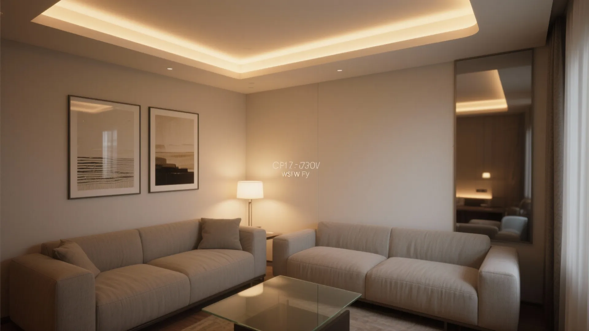 Minimalist Cove Lighting