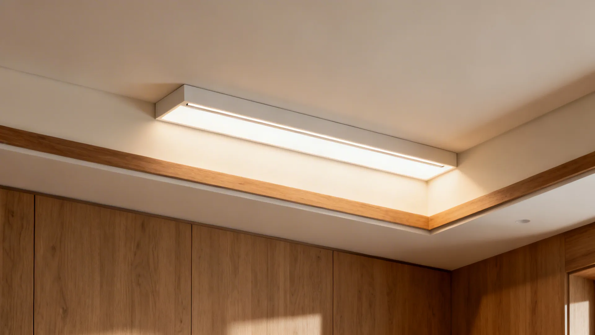 1. Cove lighting for a soft, elevated glow