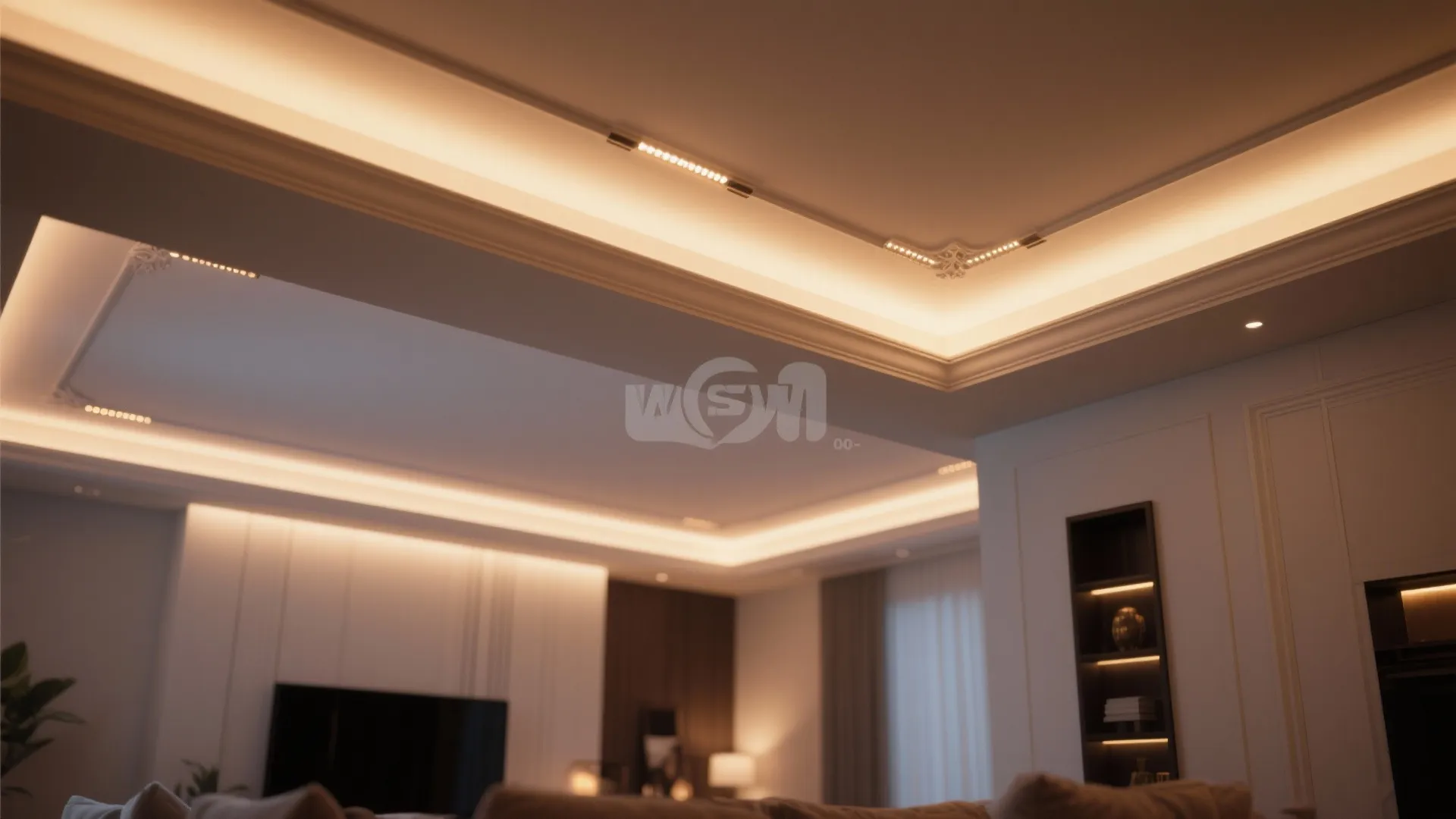 2. Cove Lighting for Soft Ambient Glow