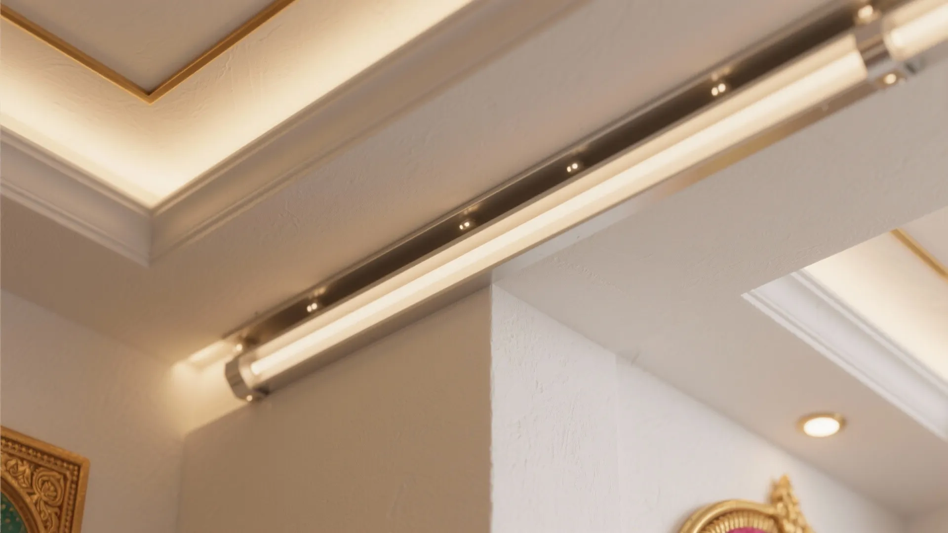 Soft Cove Ceiling with Warm 2700K Glow