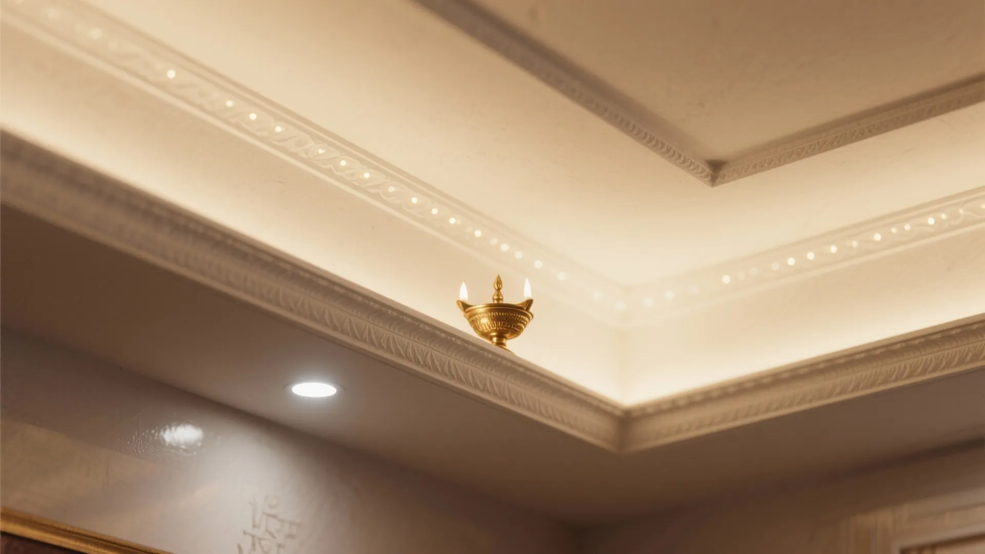 Minimalist Cove Lighting for Tranquil Devotion