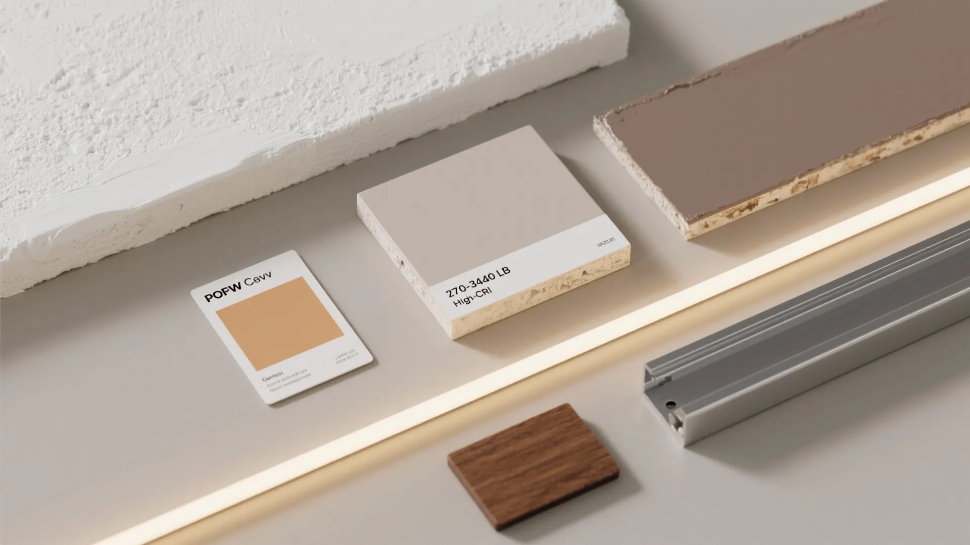 Soft Cove Glow with Slim Recessed Lines