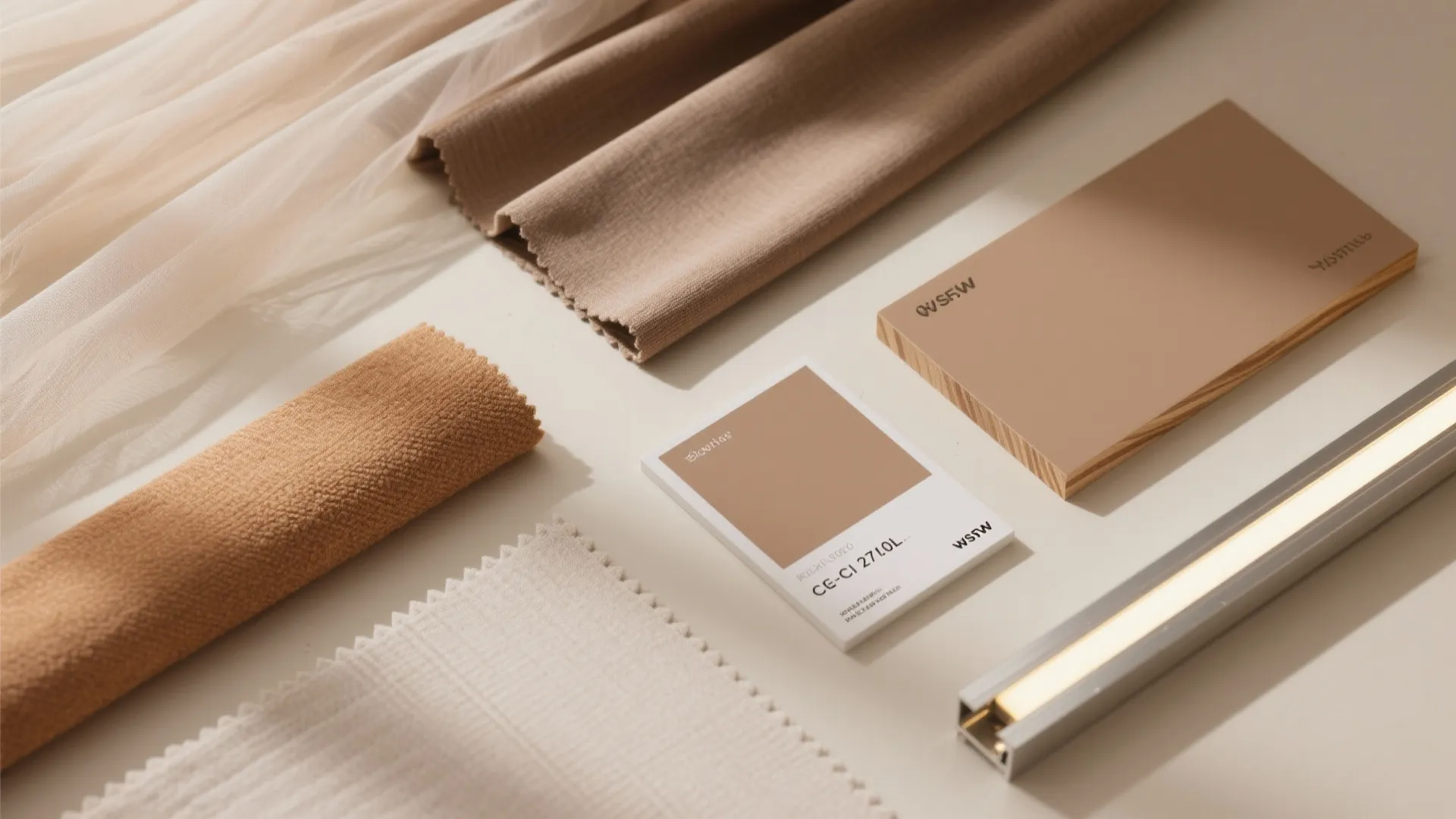 Layered Curtains with Integrated Cove Lighting