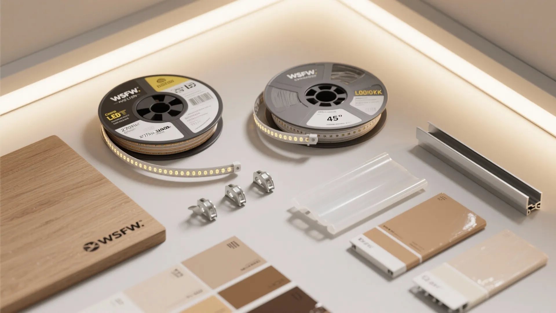 5) Cove and perimeter lighting for height illusion