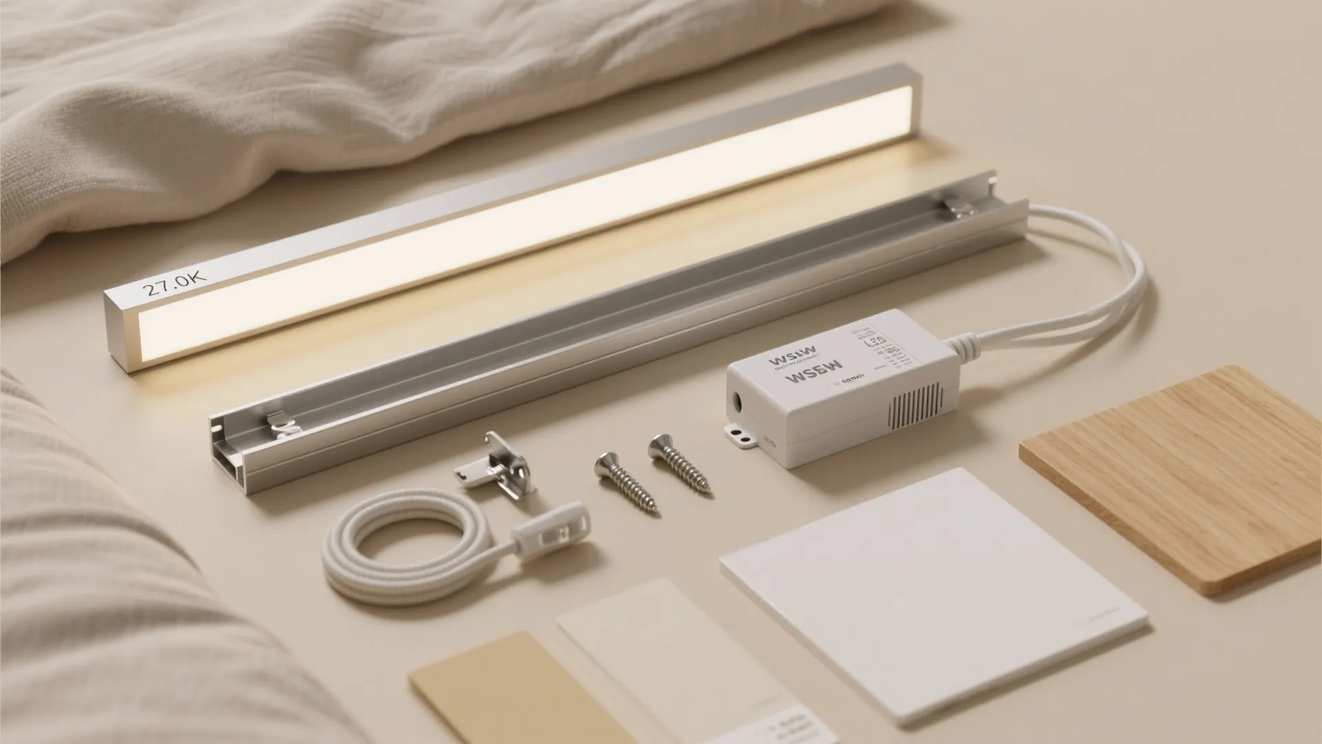 Soft indirect cove or headboard lighting