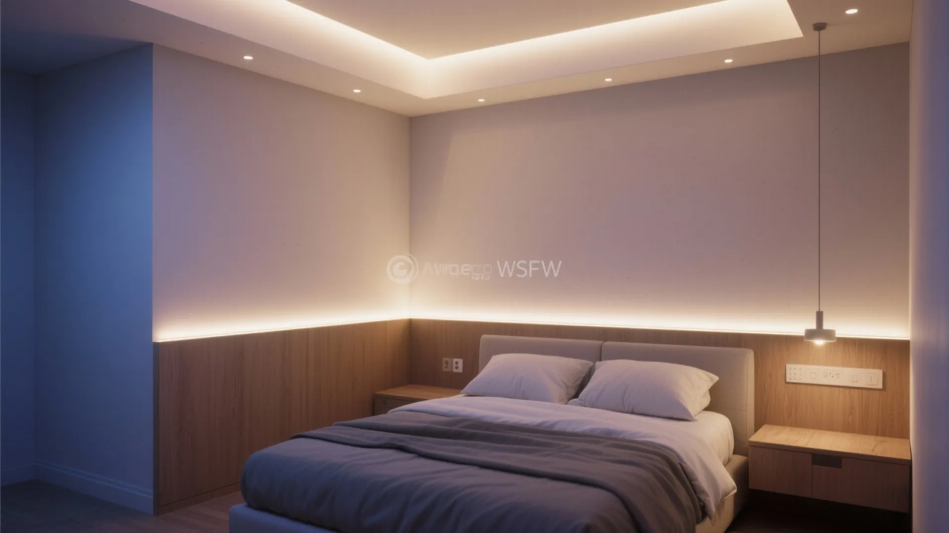 5) Cove and perimeter lighting for height illusion