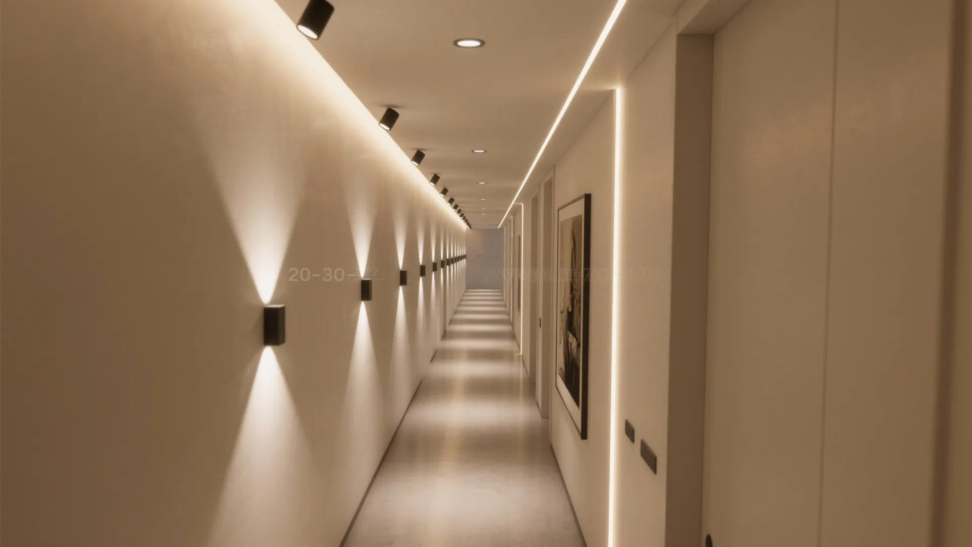 Soft Cove Lighting and Layered Ceiling Glows