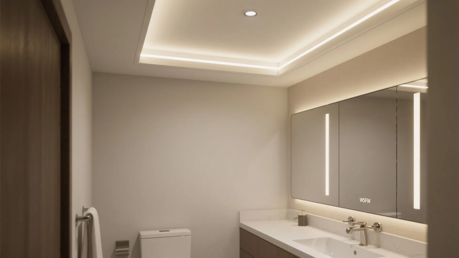 Minimalist Cove POP Plus-Minus Ceiling