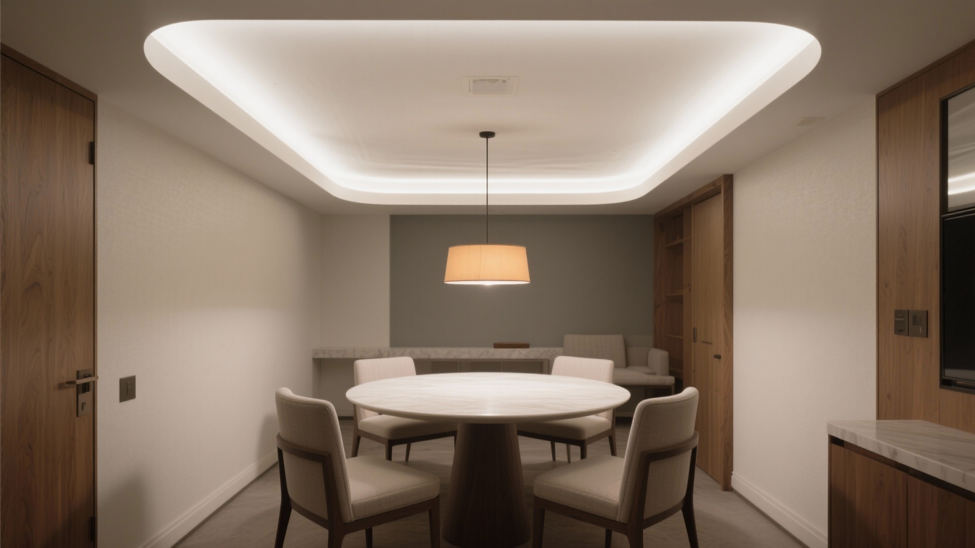 5 Ideas: Latest POP Design for Dining Room
