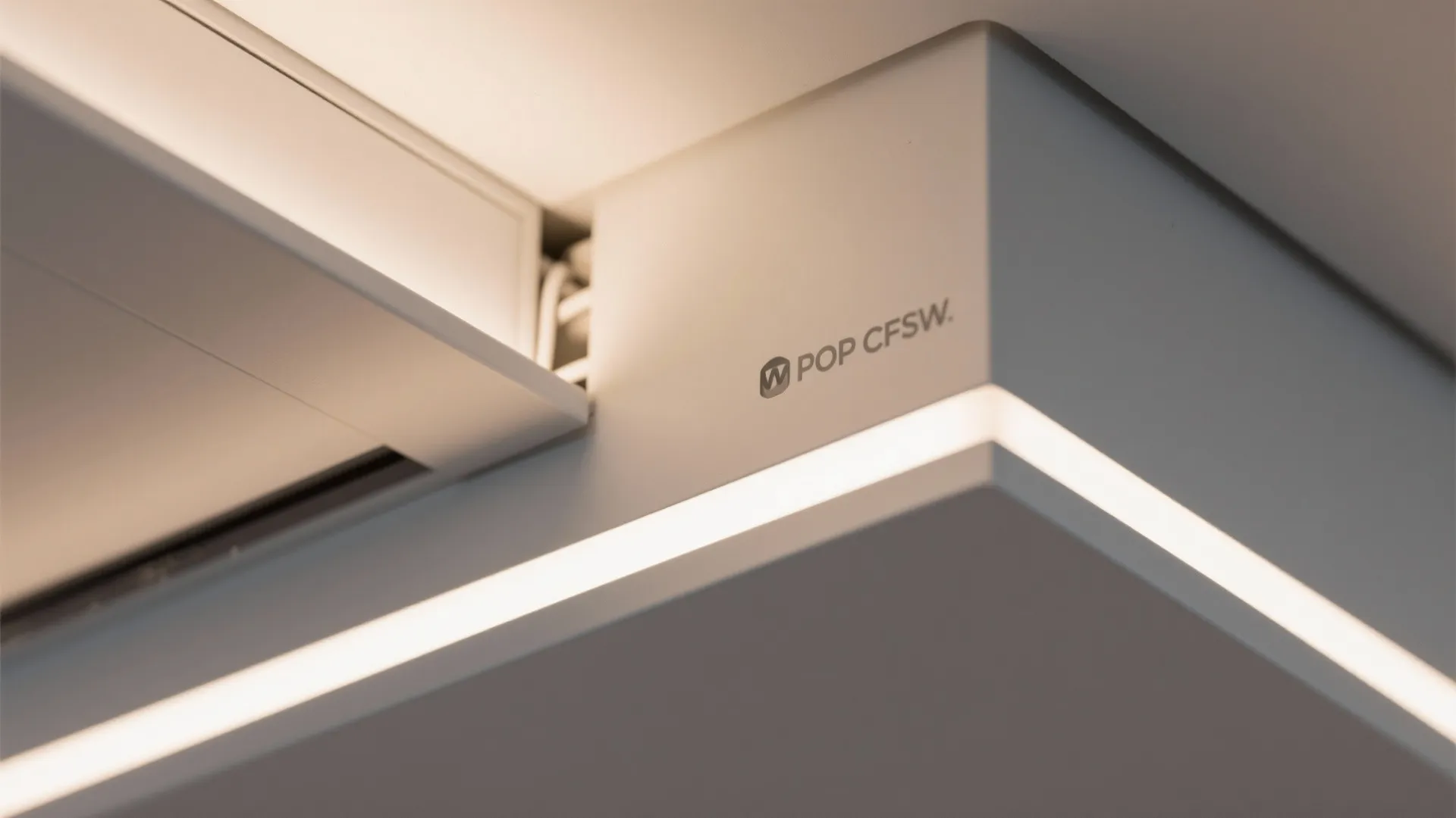 POP Niche Wall with Layered Cove Lighting