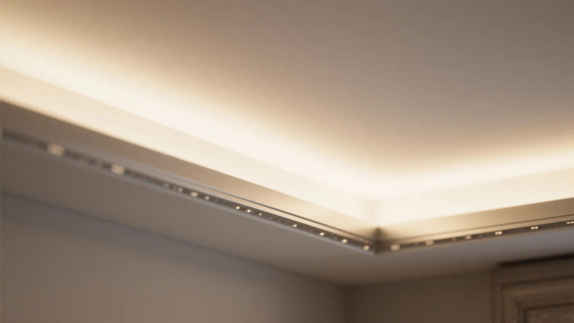 5) Cove and perimeter linear lighting for calm ambiance