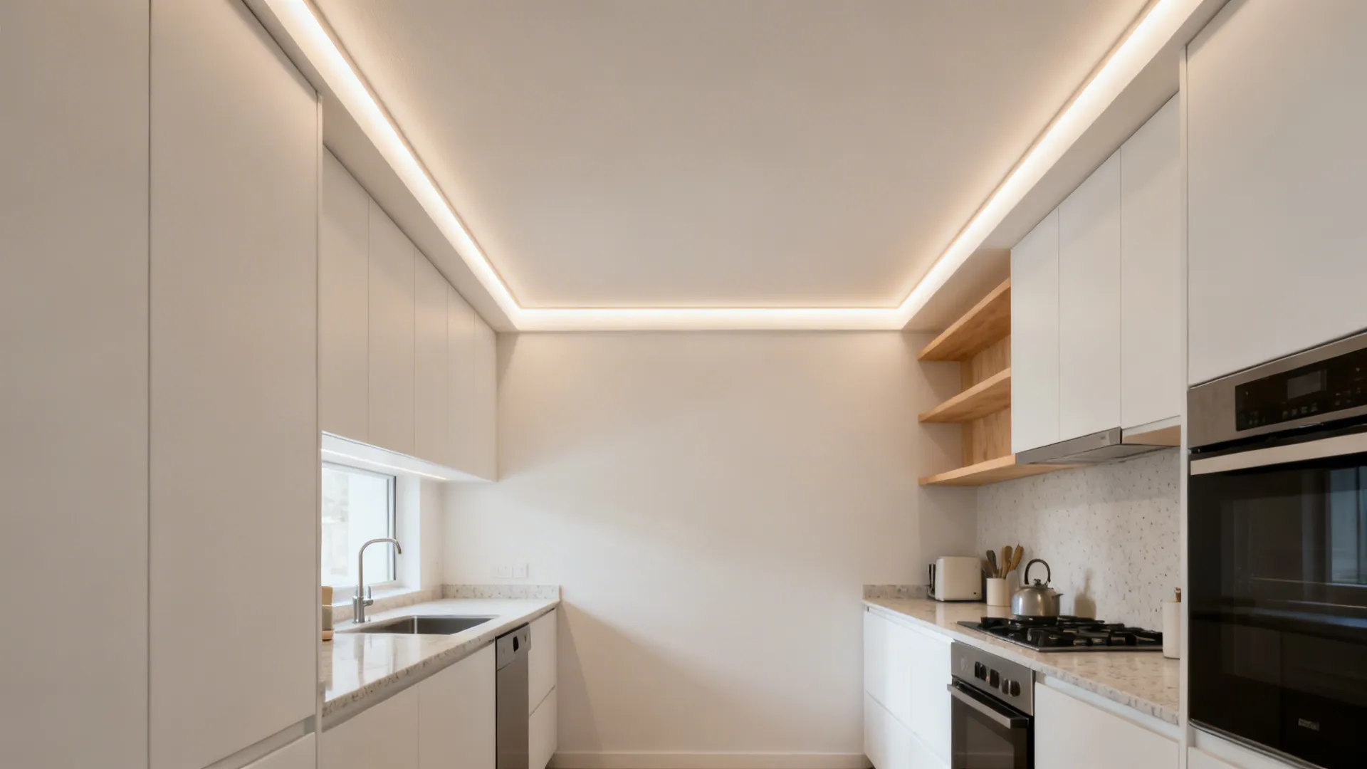 Shallow Recess with Perimeter Cove