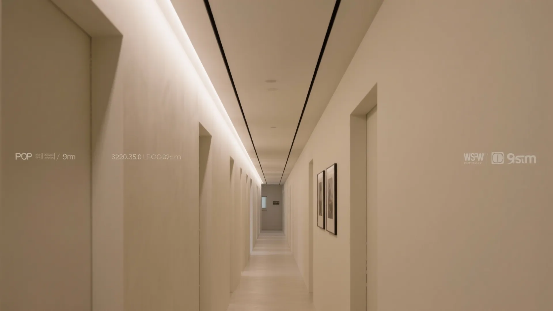 Minimal Cove and Shadow-Line POP Ceiling