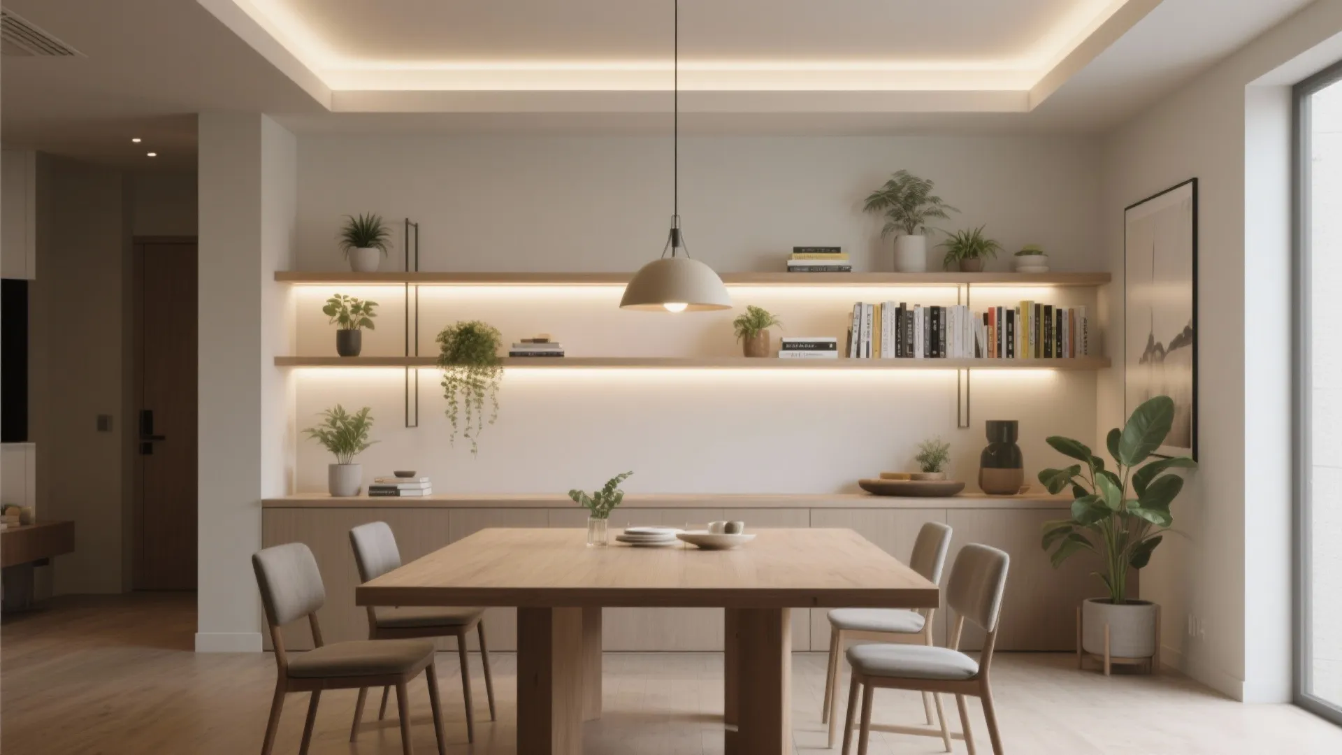 5. Integrated Cove or Shelf Lighting