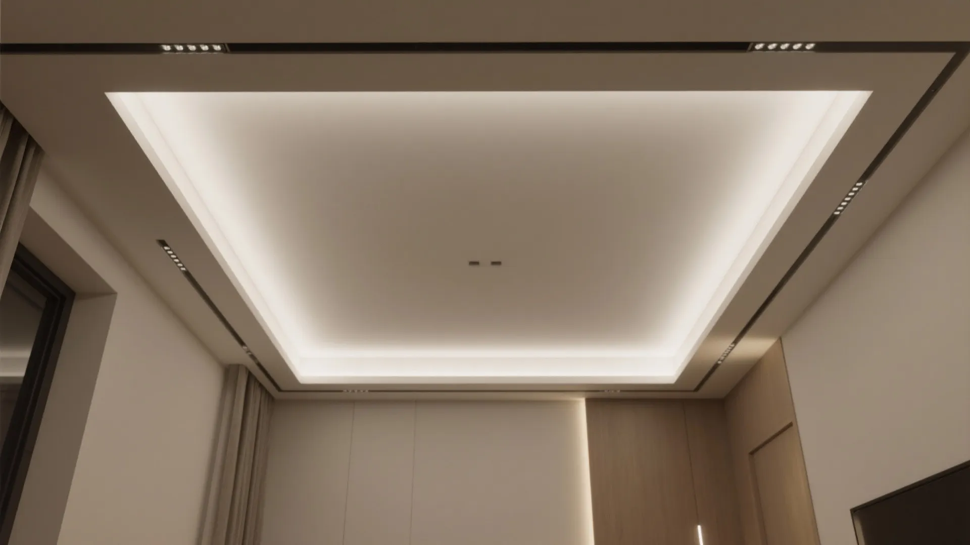 Minimal Cove Ceiling: Calm Light, Clear Lines