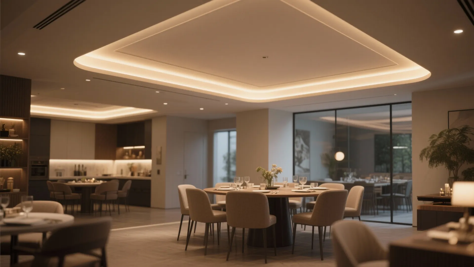5. Integrated LED Cove or Tray Ceiling for Ambient Luxury