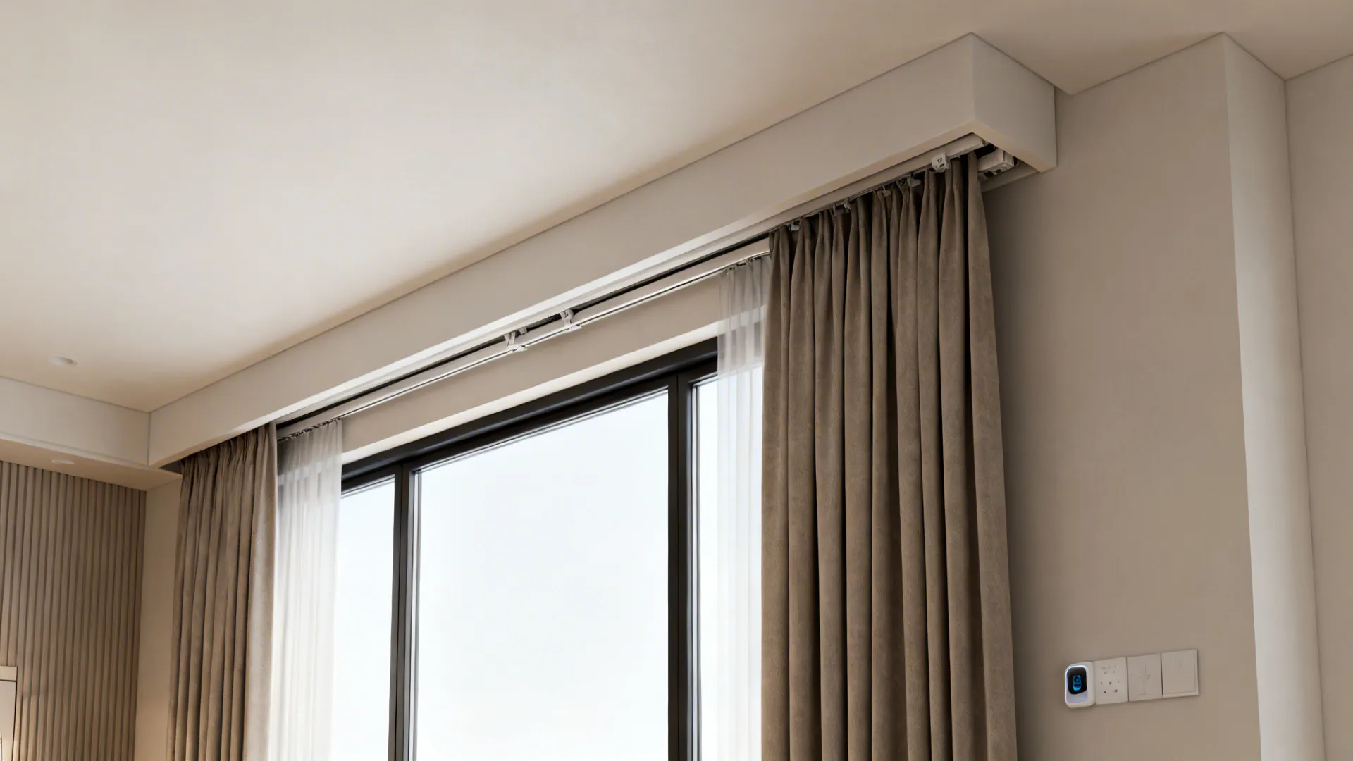 5. Cove Valance to Hide Motorized Hardware