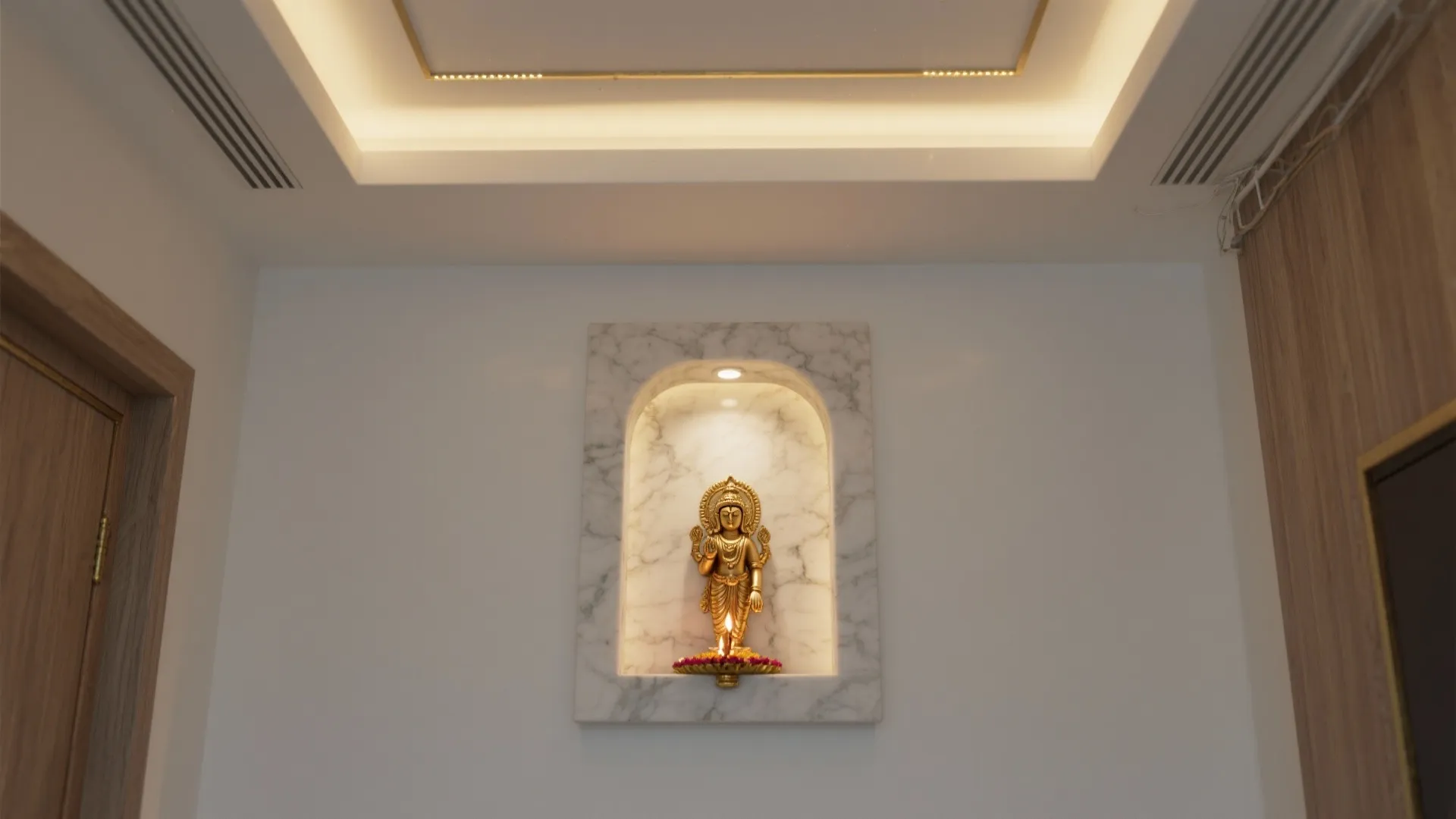 Soft Cove Ceiling with Warm 2700K Glow