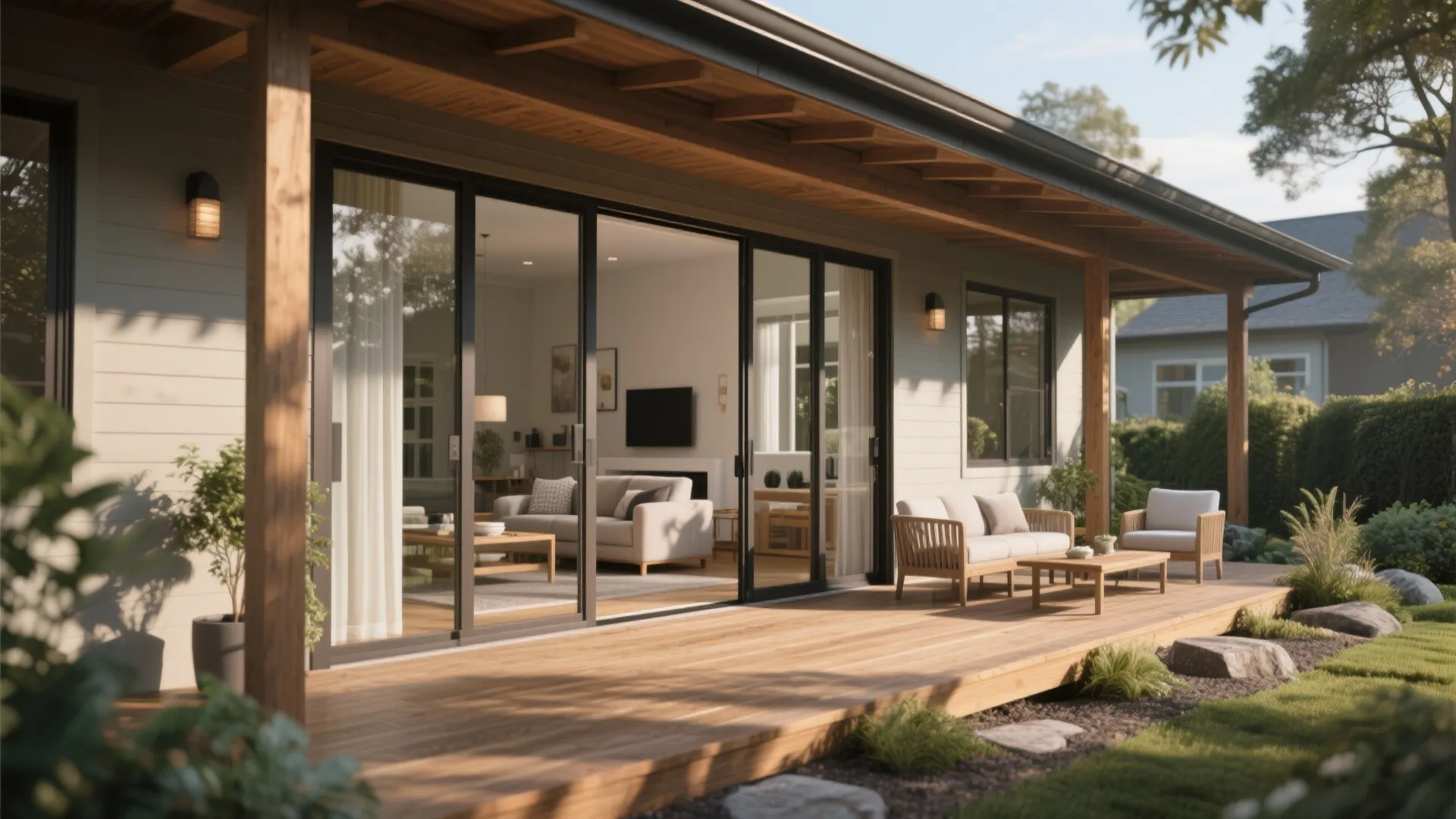 Outdoor connectivity and covered porches