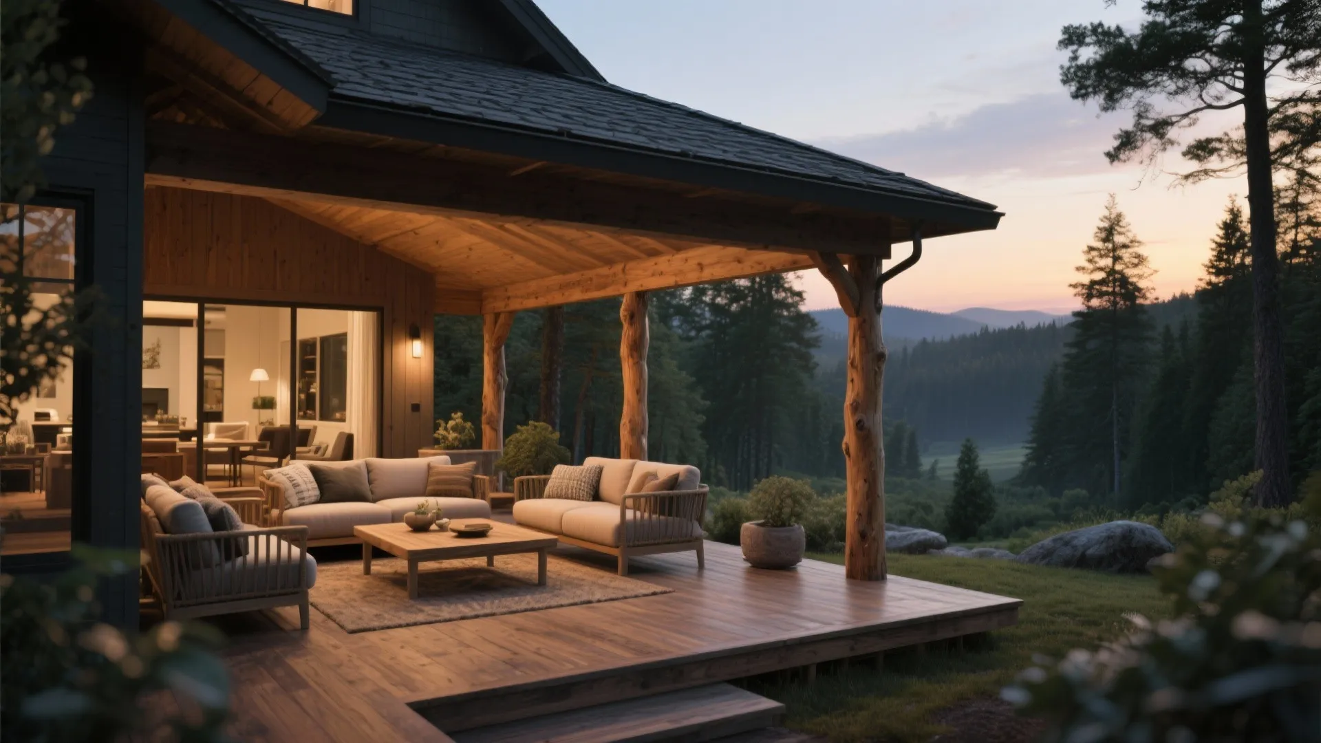 4. Covered Porch Living