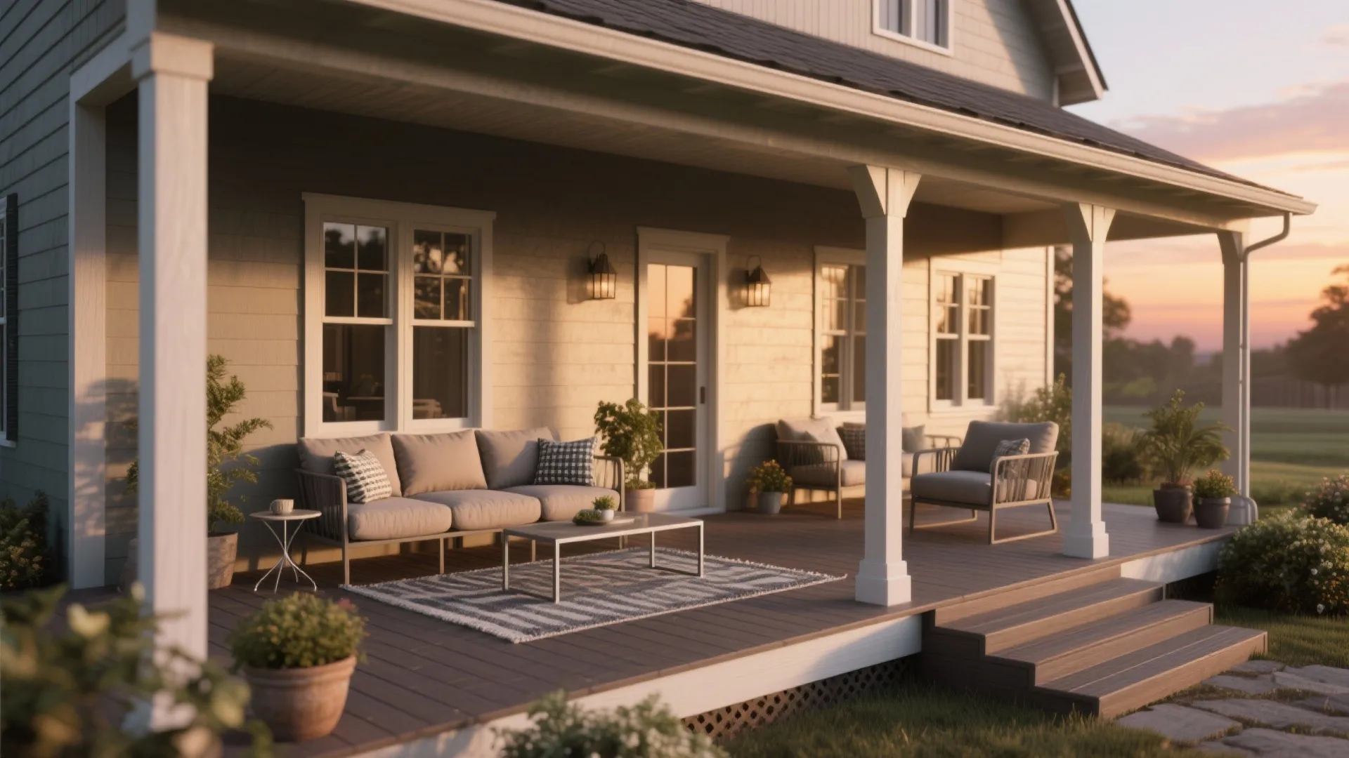 5. Covered Porch and Outdoor Transition Zone