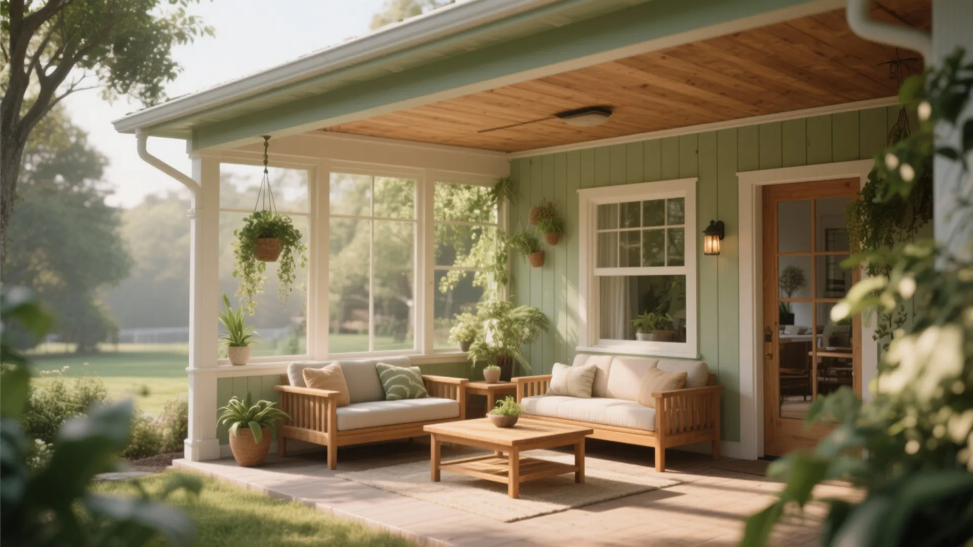 2. Great for covered or protected areas