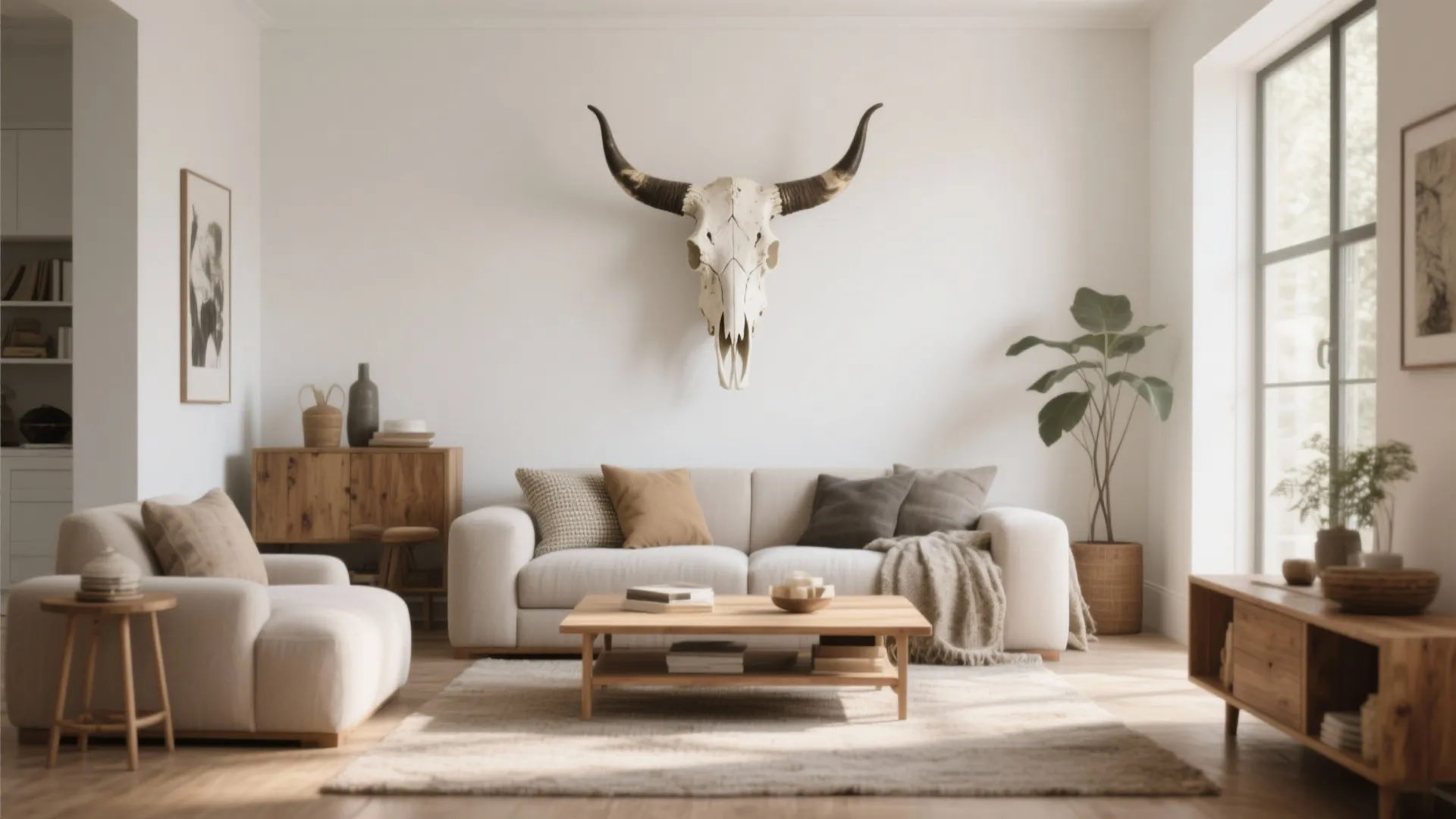 Cow Skull Decorating Ideas That Transformed My Living Room: 1 Minute to Capture Southwestern Charm Without Buying All-New Décor