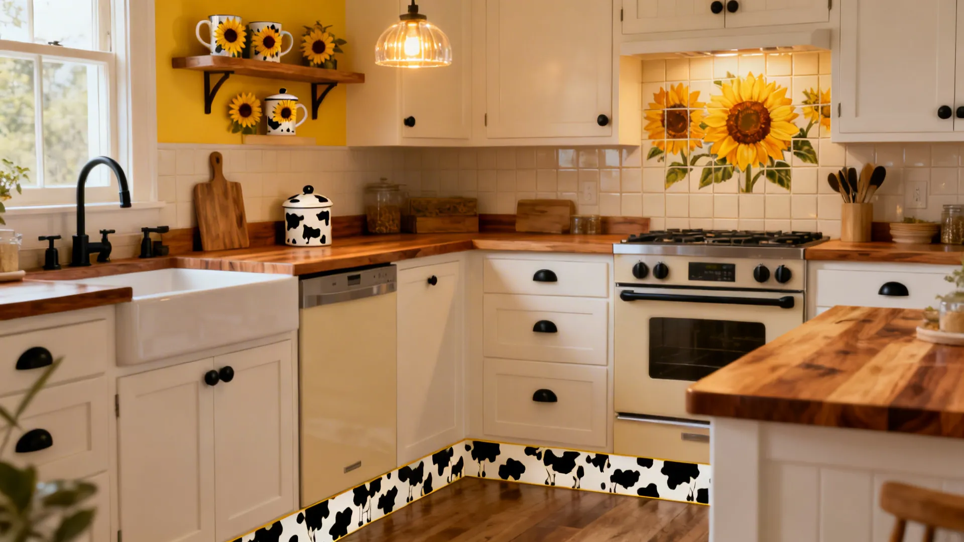 5 Cow and Sunflower Kitchen Decor Ideas That Shine