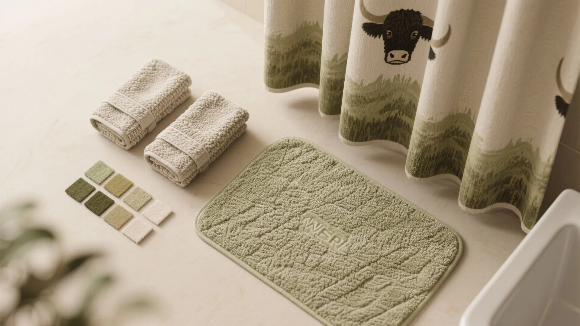 3. Textiles with Highland Cow Motifs