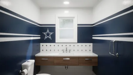 10 Dallas Cowboys Bathroom Decor Ideas