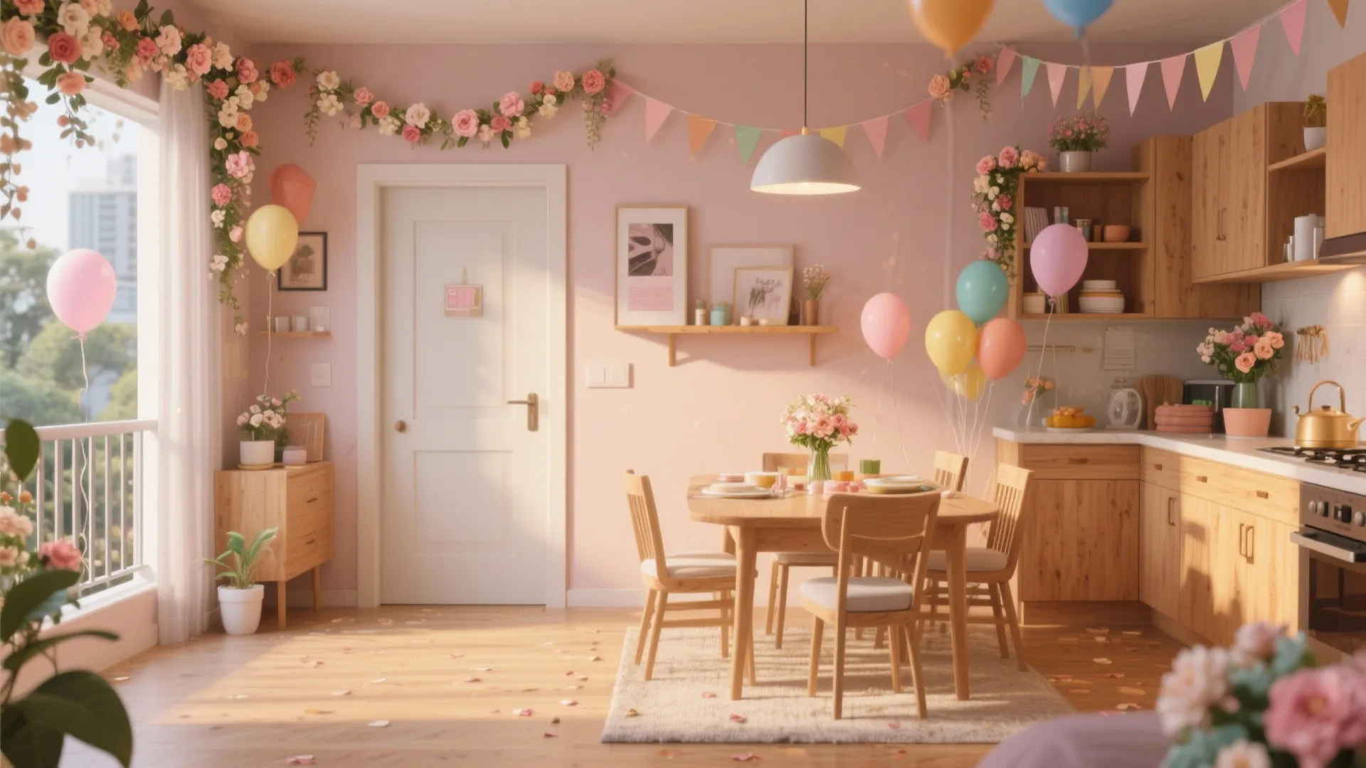 5 Flower Decor Ideas for 1 BHK Housewarming: Transform Your Small Space with Creative Floral Touches