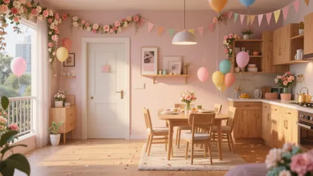 5 Flower Decor Ideas for 1 BHK Housewarming