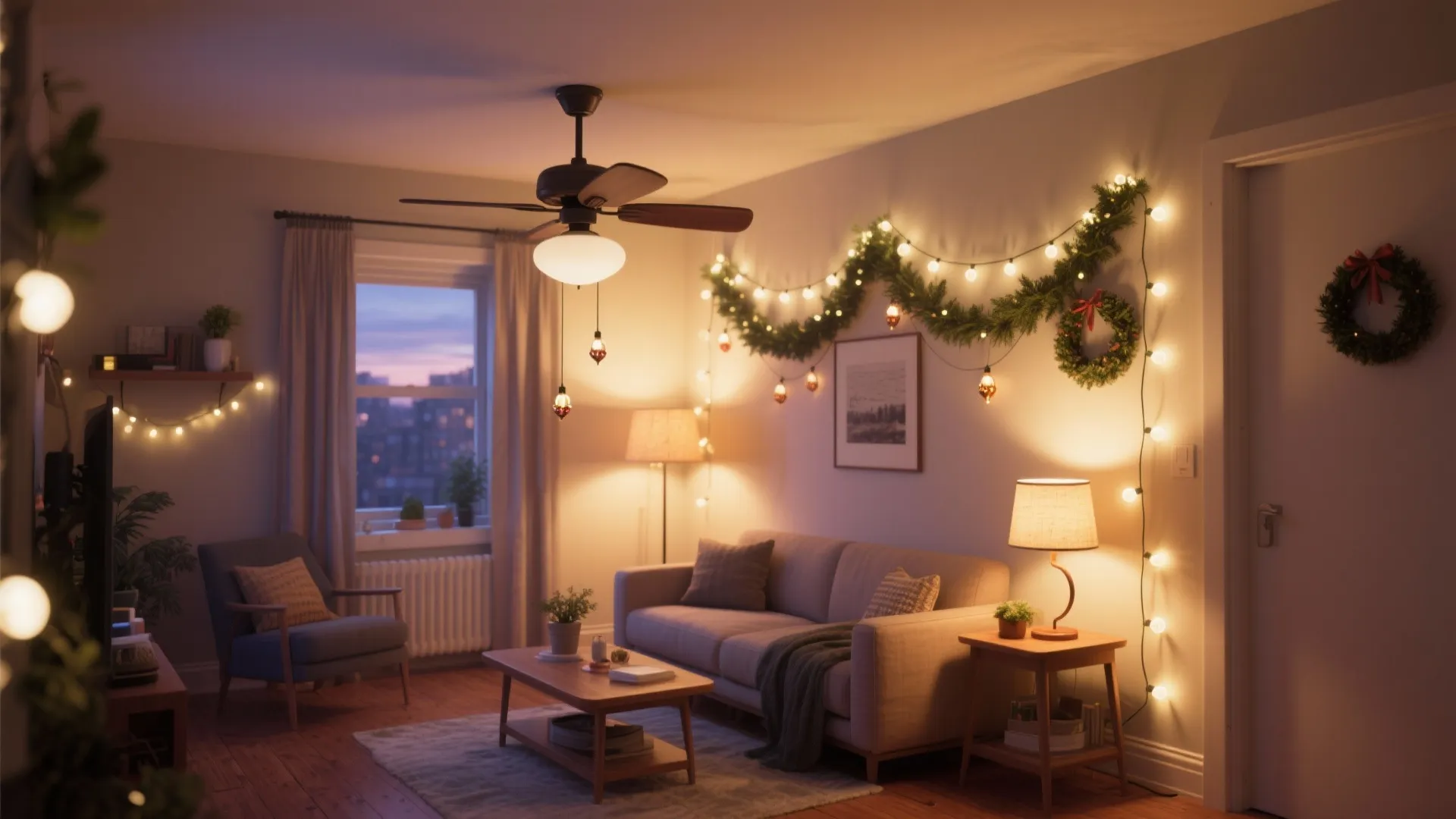 5 Festive Light Fixture Ideas for Small Spaces: Creative Christmas light fixture decorations that make tiny rooms sparkle