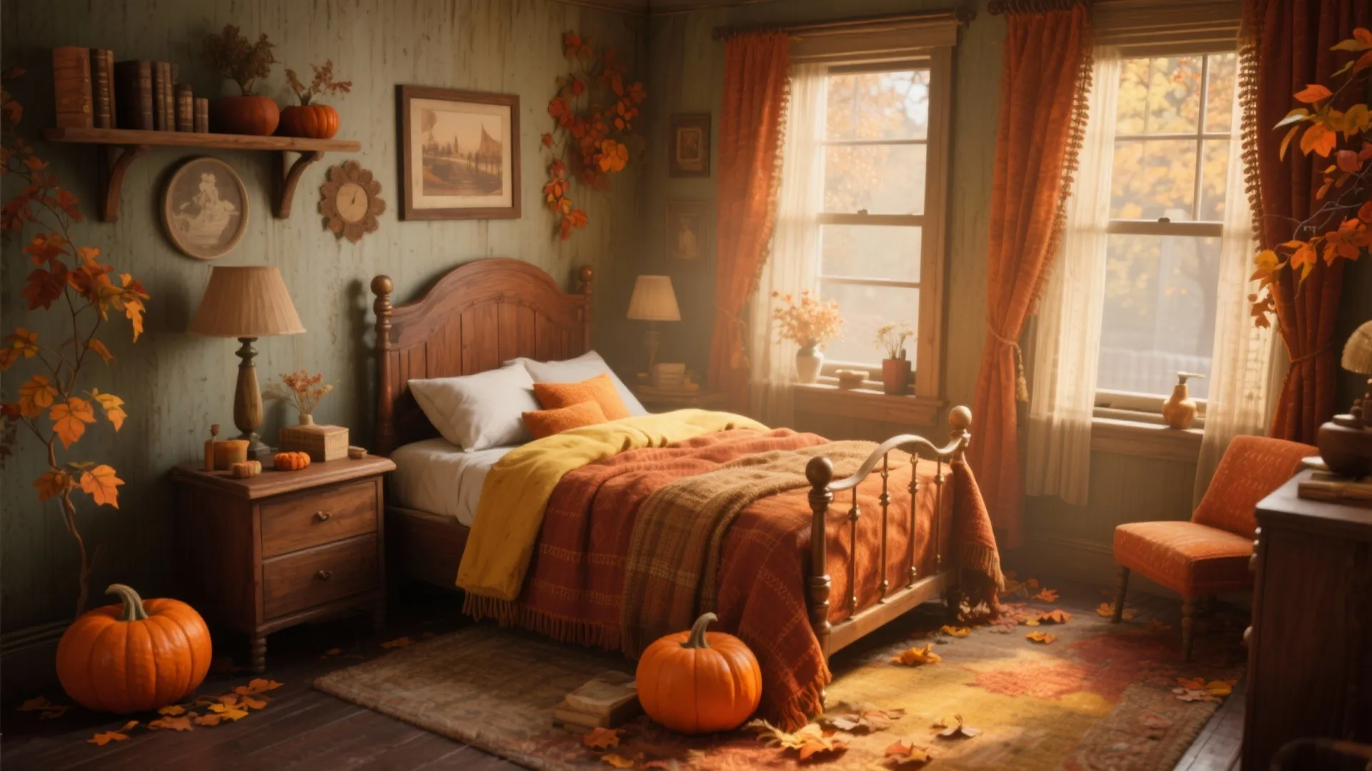 5 Autumn Bedroom Decor Ideas: Cozy & Creative Small Space Inspiration for Fall