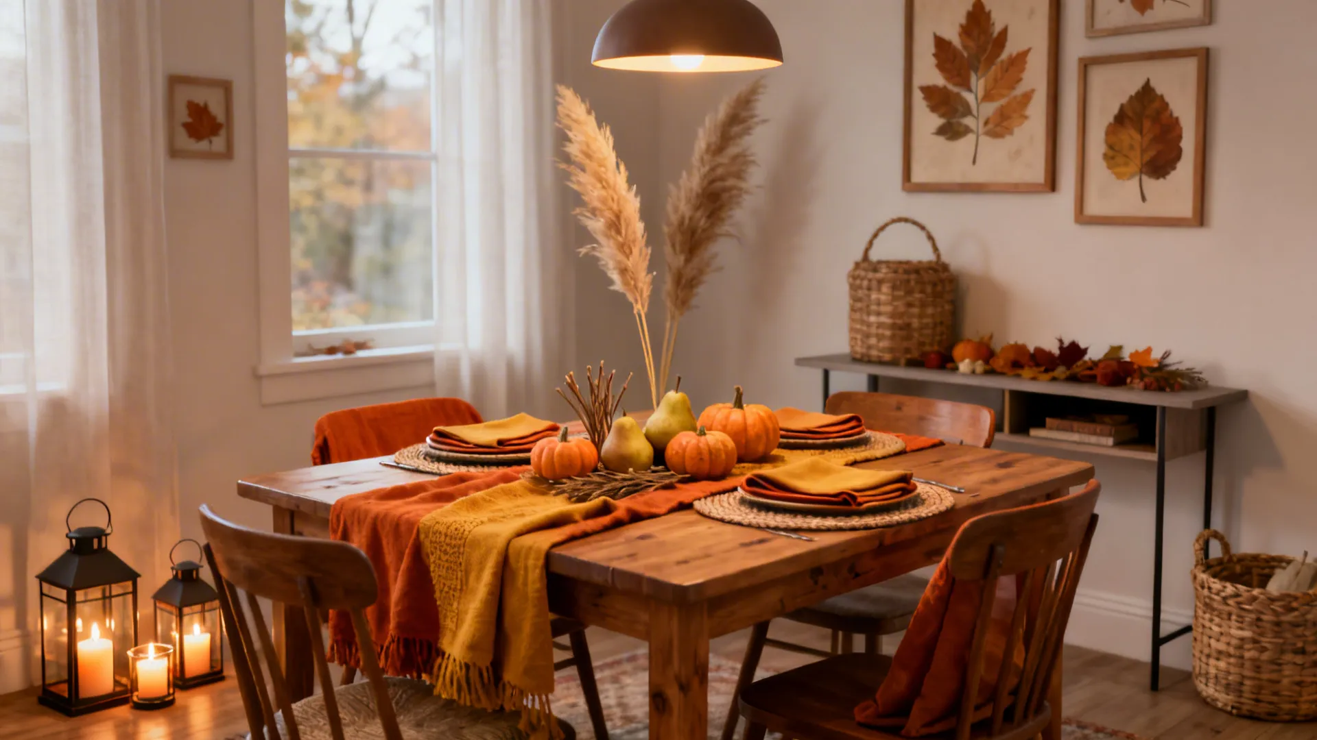 Small Dining Room Feels Cold? Fall Dining Room Decor Ideas