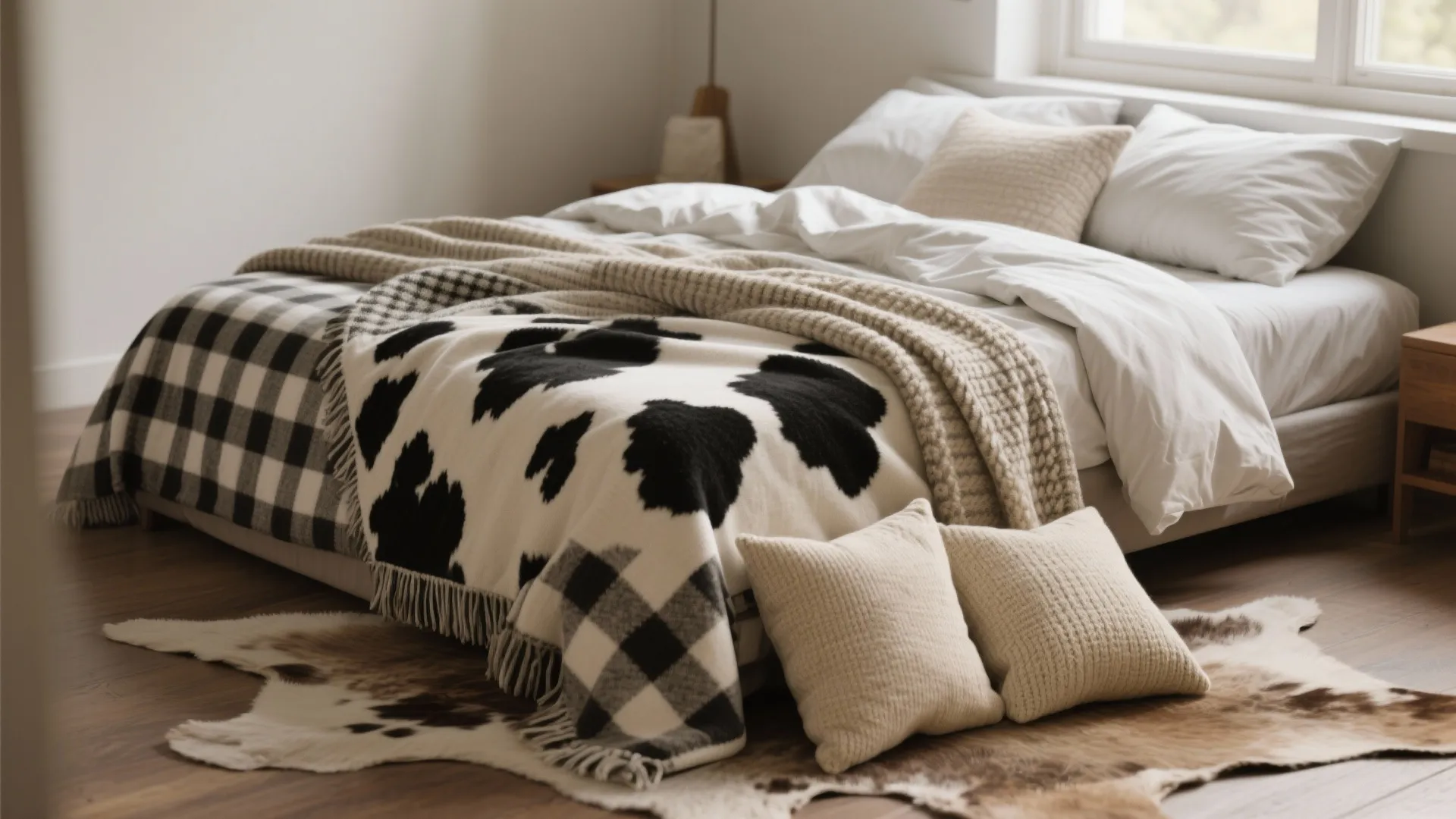 2. Cozy Bedding & Textiles