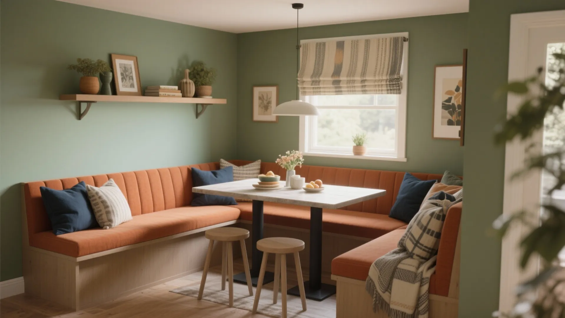 5. Cozy Nook with Bench Seating