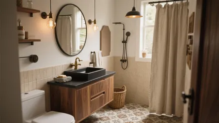 5 Brown Bathroom Ideas That Elevate Small Spaces
